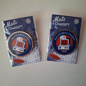 NEW Mets & ChatGPT pins - Total of 2 pins